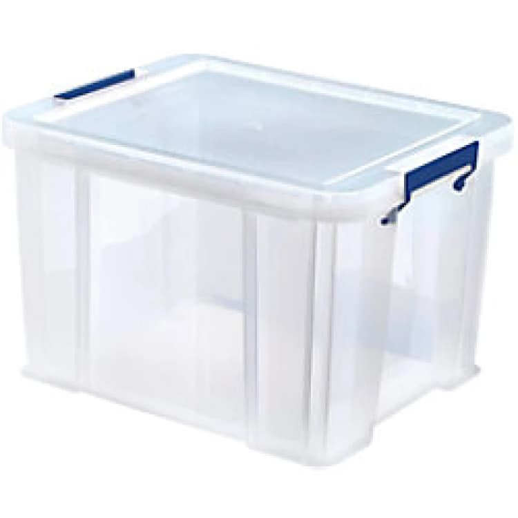 Image of Fellowes Prostore Storage Box 36L 3Pk (in Outer Carton), Clear 7730802