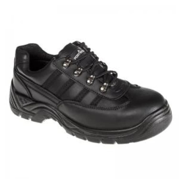 Image of Portwest Steelite S1P Safety Trainers FW25BKR39 Colour: Black