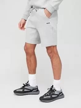 Image of BOSS Headlo 1 Jersey Shorts, Light Grey, Size 2XL, Men