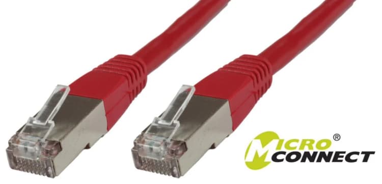 Image of Microconnect B-FTP615R networking cable Red 15 m Cat6 F/UTP (FTP)