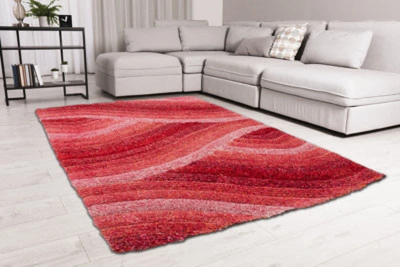 Image of Ds Living Ultra Plush Wave Pink Rug