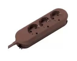 Image of Bachmann SMARTLINE power extension 3m 3 AC outlet(s) Indoor Brown