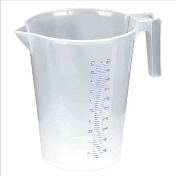 Image of Genuine SEALEY JT5000 Measuring Jug Translucent 5ltr