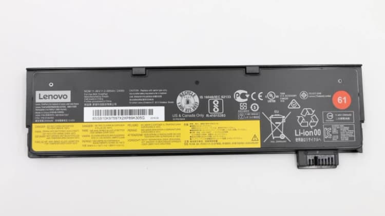 Image of Lenovo 01AV452 laptop spare part Battery