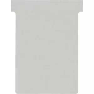 Image of Nobo Size 3 T-Cards Silver Pack of 100