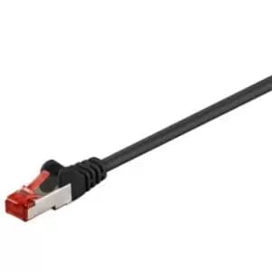 Image of Goobay RJ45 S/FTP CAT 6 Network Cable - 3m - Black