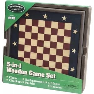 Image of 5 in 1 Wooden Game Set