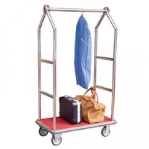 Image of Slingsby Luggage Trolley Chrome Finish 373240