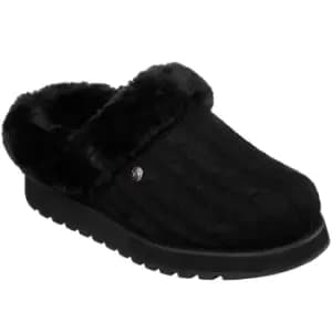Image of Skechers Womens Keepsakes Knit Ice Angel Fluffy Trim Mule Slippers UK Size 7 (EU 40, US 10)