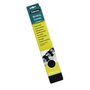 Image of Fellowes Binding Comb 32mm Black A4 Pack of 50 53493