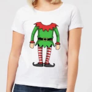 Image of Elf Womens T-Shirt - White - 3XL