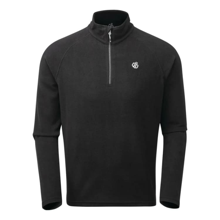 Image of Dare 2b Dare 2b Men 'Freethink II' Half-Zip Insulating Brushed Fleece in Jet Black Size: X-Large Jet Black XL Male 5057538050514