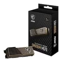 Image of MSI SPATIUM M570 2TB SSD PCIe 5.0 NVMe M.2 Solid State Drive Heatsink