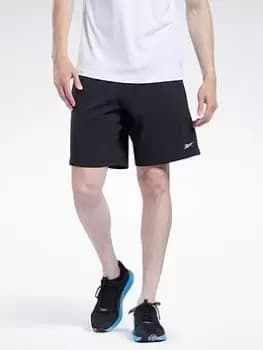 Image of Reebok Workout Ready Shorts, Yellow, Size L, Men