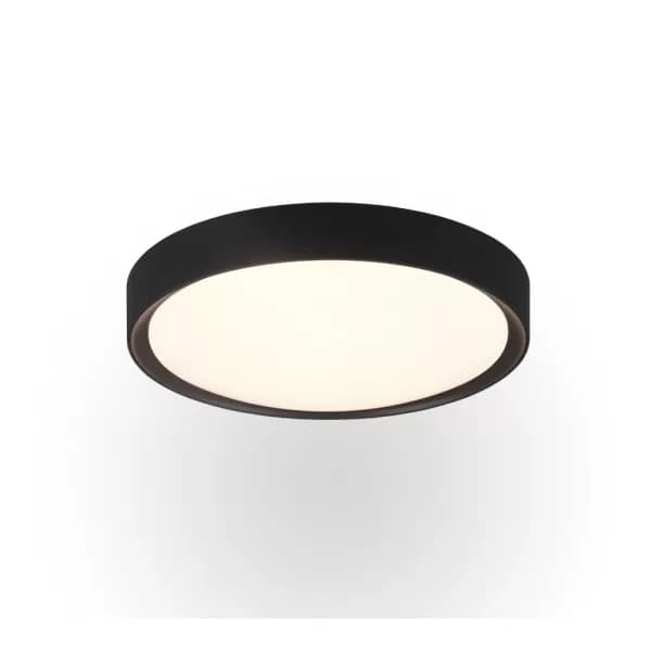 Image of Clarimo Modern Bathroom Ceiling Light Black Matt 3000K IP44
