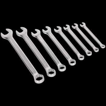 Image of Sealey 8 Piece Combination Spanner Set