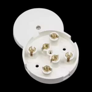 Image of Click Scolmore Essentials 20A 6 Terminal Junction Box White - WA073