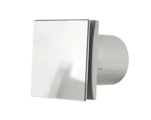 Image of Manrose DECO150TC 150mm (6inch.) Bathroom Extractror Fan with Integral Timer & Aluminium Front Cover (Return Unit) - (Used) Grade A