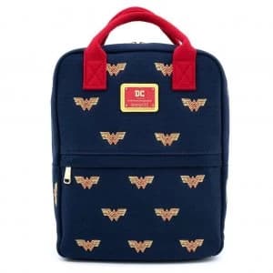 Image of Loungefly DC Comics Dc Wonder Woman Canvas Icon Backpack