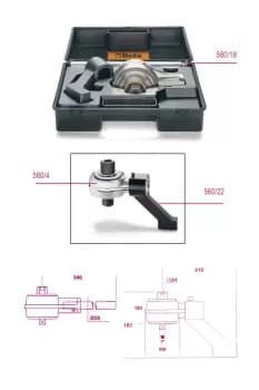 Image of Beta Tools 560/4 1300Nm Torque Multiplier Ratio 5:1 005600004