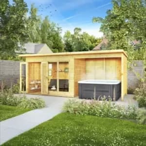 Image of Mercia Garden Products Mercia 18 x 6ft Shiplap Maine Pent Summerhouse