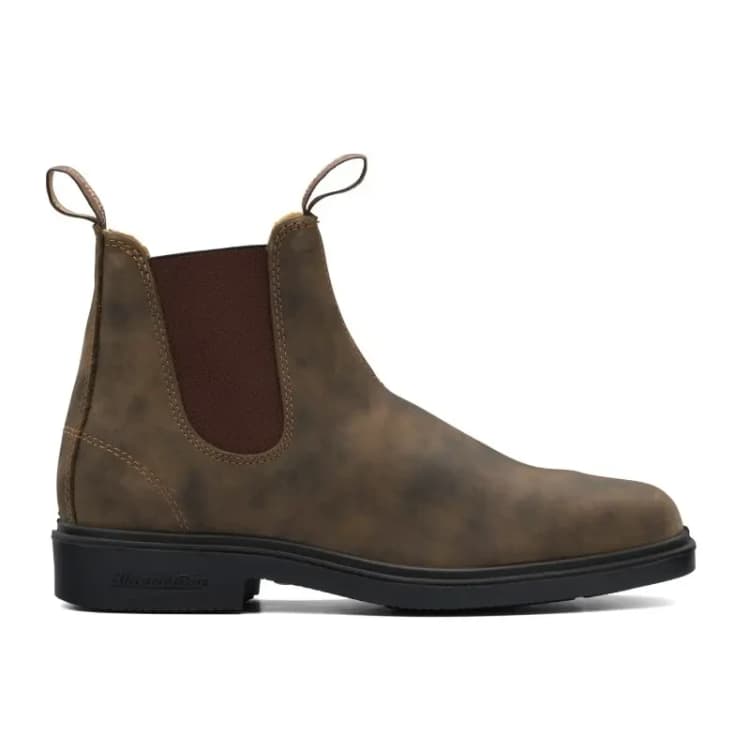 Image of Blundstone 1306 Leather Unisex Ankle Boots - Rustic Brown - Size:UK 8
