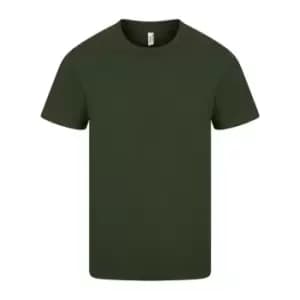 Image of Casual Classic Mens Ringspun Tee (S) (Forest Green)