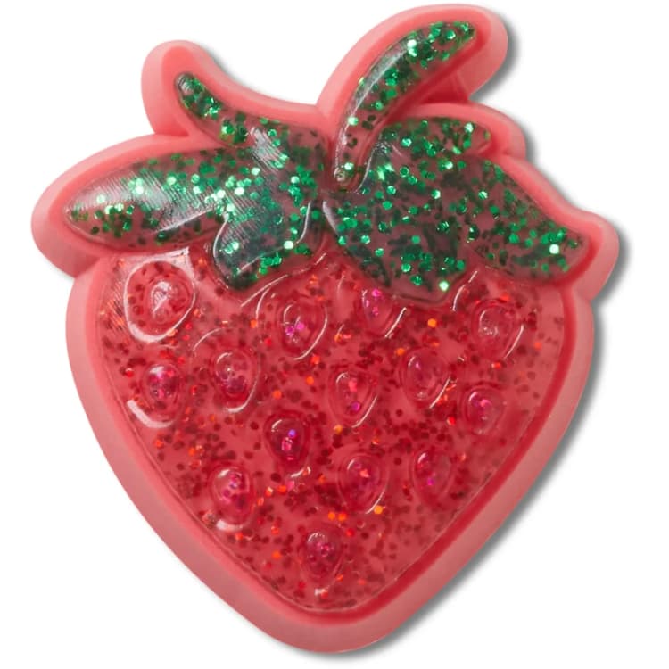 Image of Crocs Jibbitz Crocs Sparkle Strawberry Rouge Unisex TU