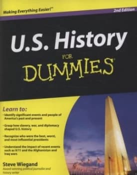 Image of U.S. History for Dummies by Steve Wiegand Paperback