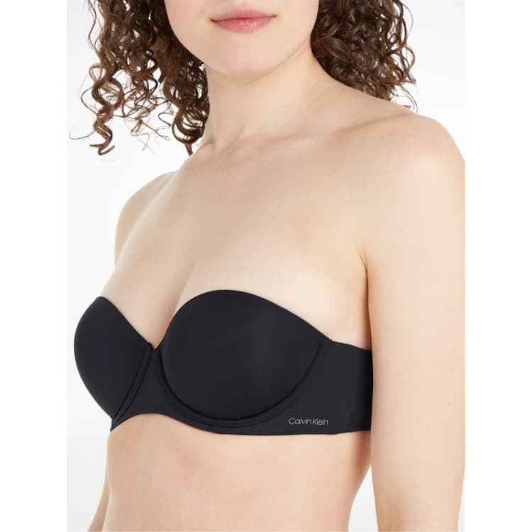 Image of Calvin Klein Push Up Strapless Bra - Black 34D