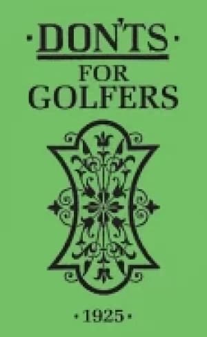 Image of donts for golfers