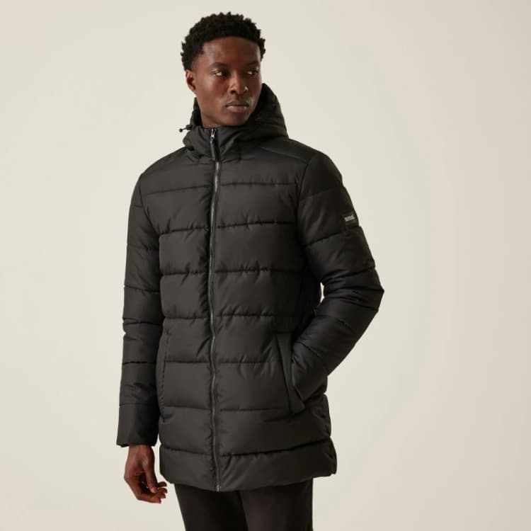 Image of Regatta Regatta Men Lakiver' Padded Jacket in Jet Black Size: Small Jet Black S Male 5063019775166