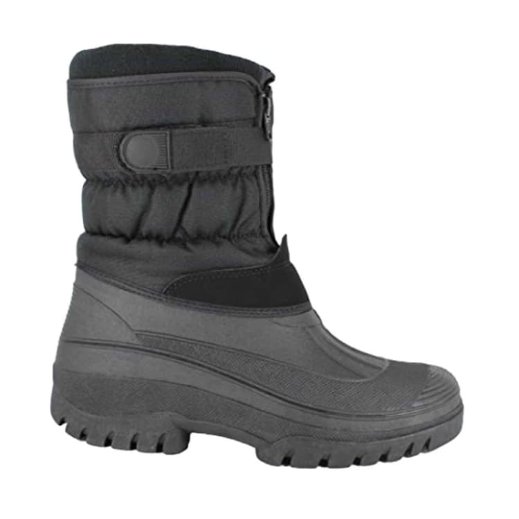 Image of Hy Womens Bretton Winter Ankle Boots in Black Size: 4 Black Female 4