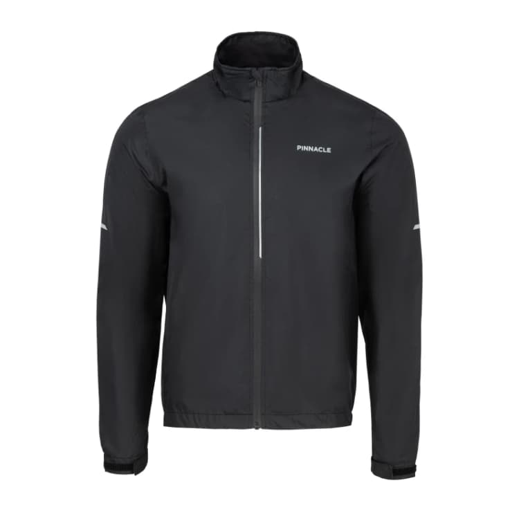 Image of Pinnacle Mens Waterproof Lightweight Performance Cycling Jacket Black male S