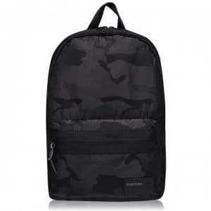 Image of Diesel Logo Backpack - Black T8013