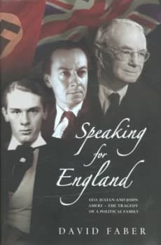Image of Speaking for England by David Faber Hardback