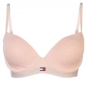 Image of Tommy Bodywear Tommy Large Flag T Shirt Bra - Pale Blush 612