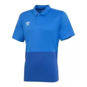 Image of Umbro Poly Polo Shirt Juniors - Blue