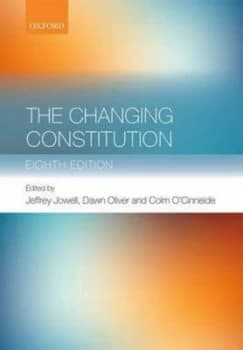 Image of The Changing Constitution. by Jeffrey Jowell Paperback