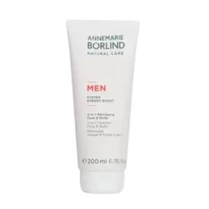 Image of Annemarie BorlindMen System Energy Boost 2-in-1 Cleanser Face & Body 200ml/6.76oz