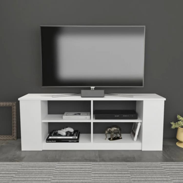 Image of Decorotika Space TV Stand TV Unit For Tvs Up To 55" White