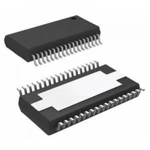 Image of Linear IC Audio amplifier Texas Instruments TAS5142DKD 2 channel stereo Class D HSSOP 36