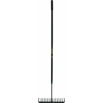 Image of Steel Shaft YD Tarmac Rake 16 Teeth Round - Sitesafe