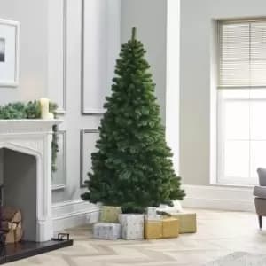 Image of The Winter Workshop - 7ft / 210cm Balsam Fir Artificial Christmas Tree - PVC Needles with 1000 Hand Crafted Branch Tips