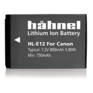 Image of Hahnel HL-E12 Battery (Canon LP-E12)