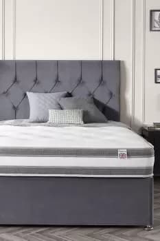 Image of Cashmere 1000 Pocket Tufted Mattress - Size: King Size - White