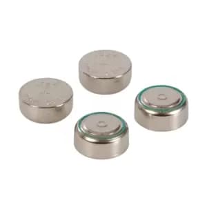 Image of PowerMaster Alkaline Button Cell Battery LR44 4pk 511250
