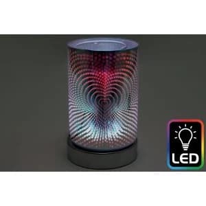 Image of Heart LED Oil Burner (UK Plug)