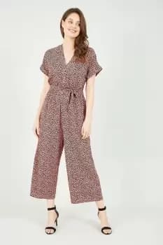 Image of Yumi Animal Dash Print Jumpsuit