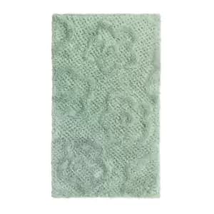 Image of Ted Baker Magnolia Cotton Bath Mat - Green